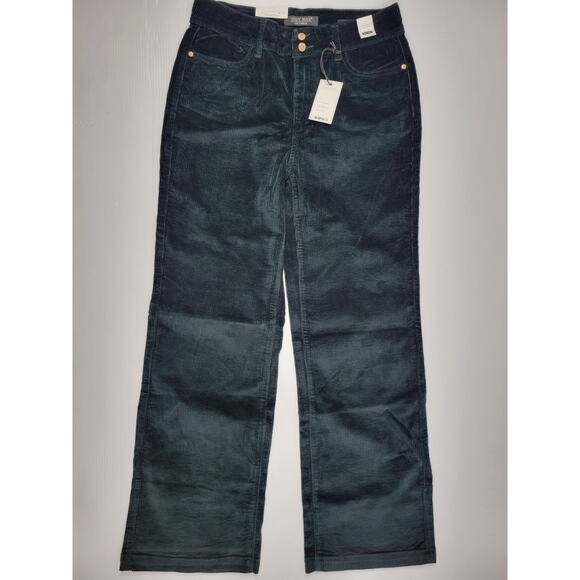 Judy Blue Corduroy‎ Wide Leg Pants Emerald Green High Waist Womens 13/31 JB88654 - Picture 1 of 10
